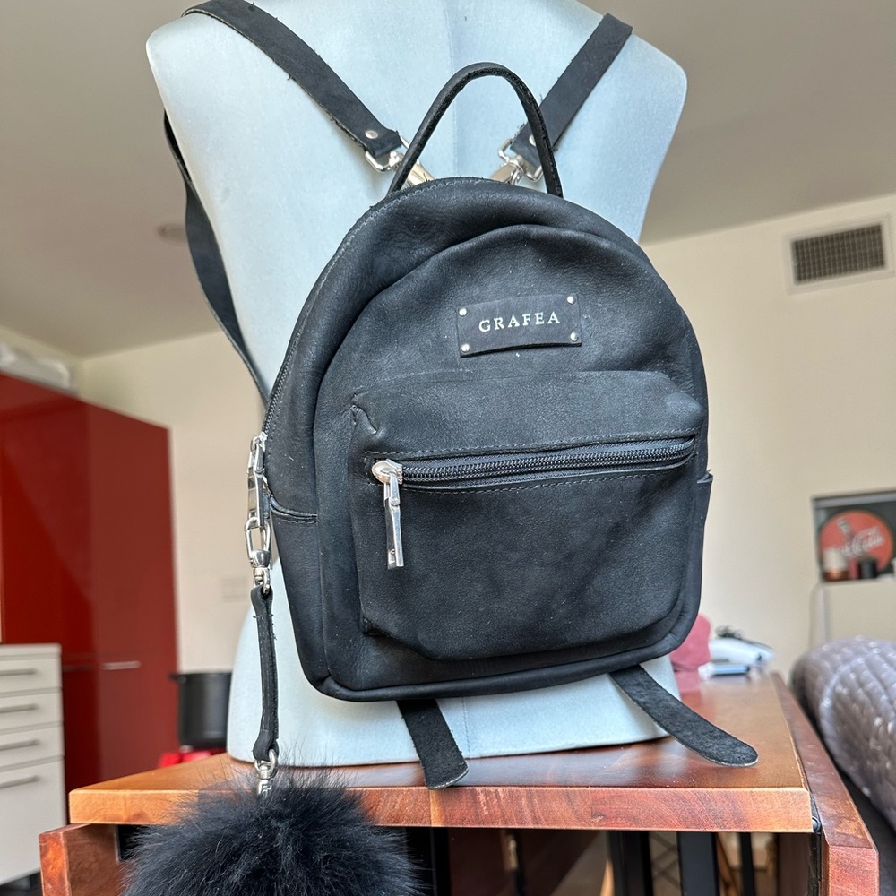 Grafea mini backpack with Pom Pom